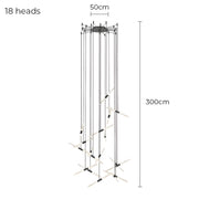 Ashford Drop Aluminum Linear Chandelier — gallery image 15