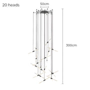 Ashford Drop Aluminum Linear Chandelier — gallery image 16