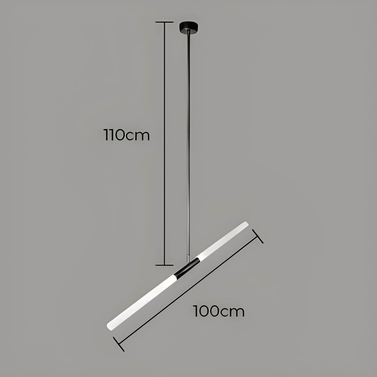 Alder Drop Acrylic Chandelier — gallery image 15