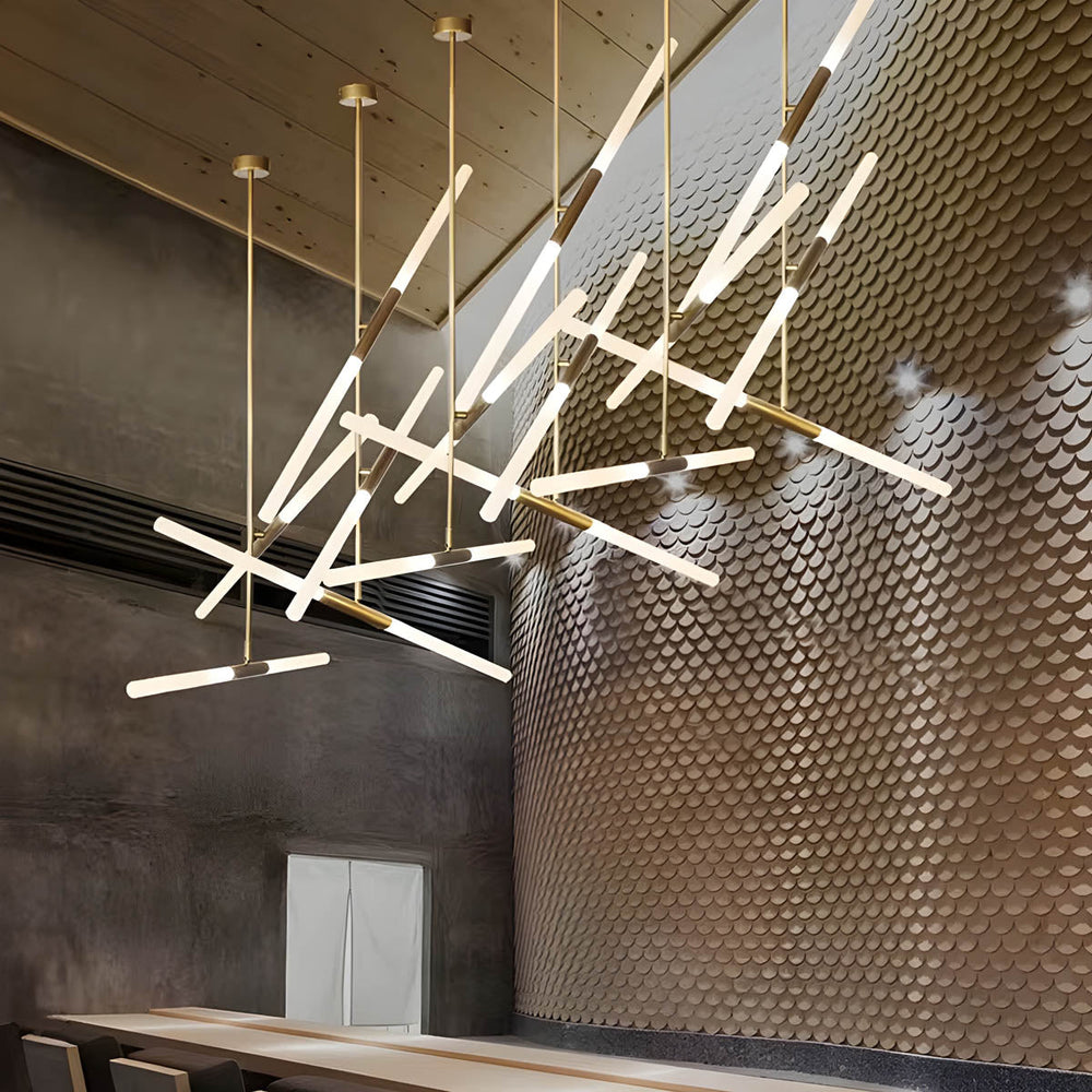 Alder Drop Acrylic Chandelier — gallery image 4