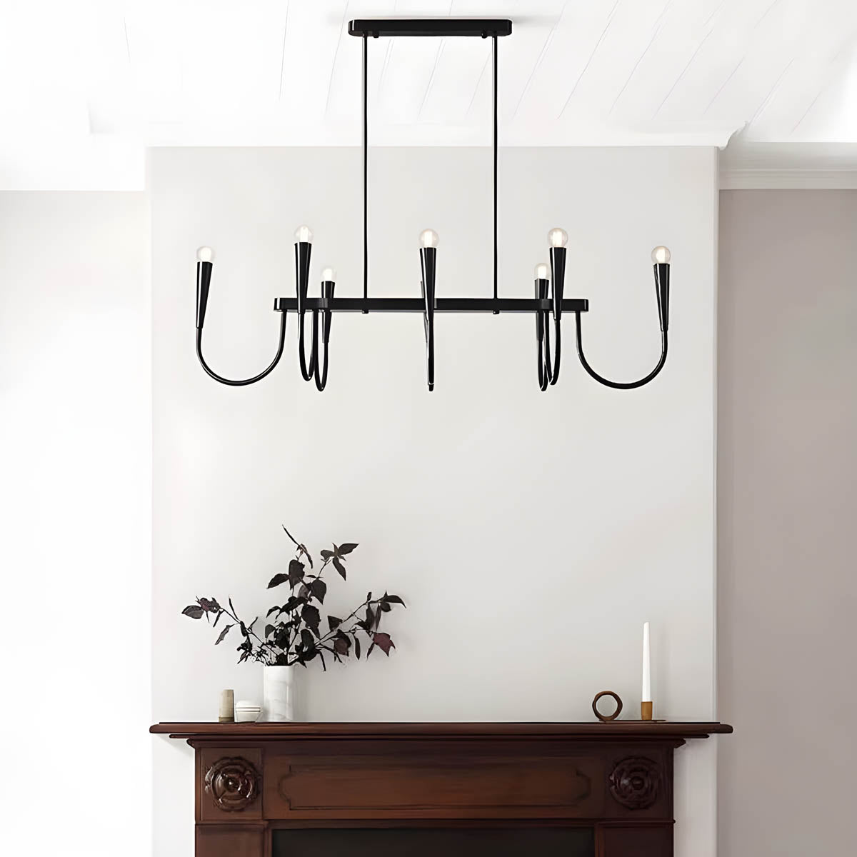 Bracken Drop Metal Chandelier — gallery image 11