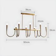 Bracken Drop Metal Chandelier — gallery image 23