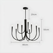 Bracken Drop Metal Chandelier — gallery image 20