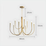 Bracken Drop Metal Chandelier — gallery image 21