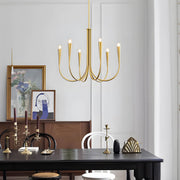 Bracken Drop Metal Chandelier — gallery image 4