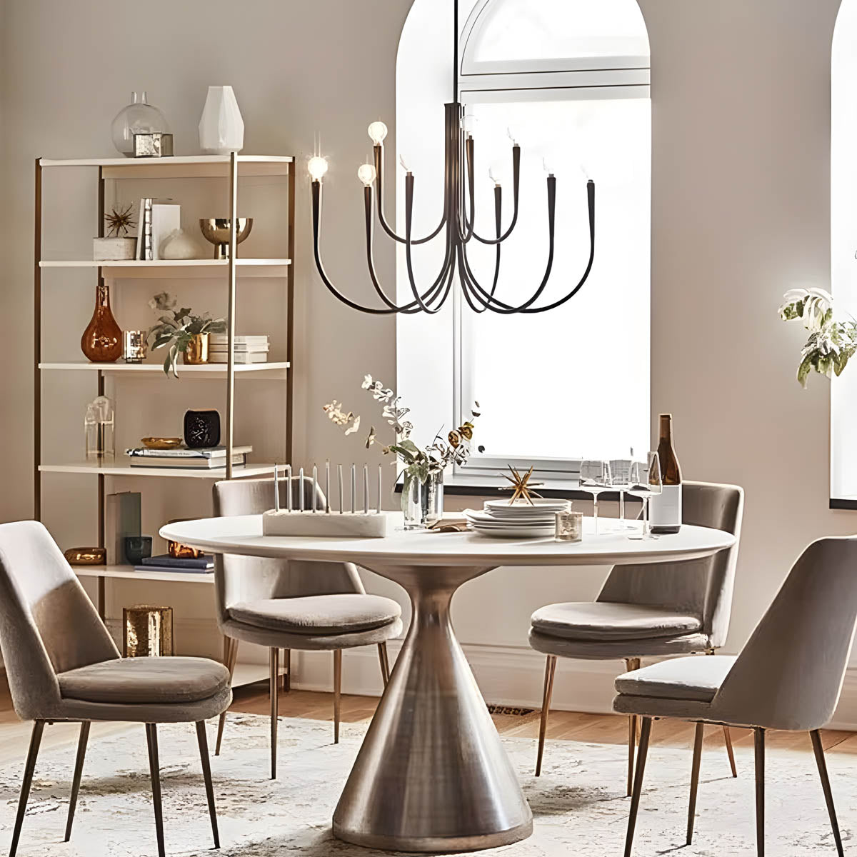 Bracken Drop Metal Chandelier — gallery image 9