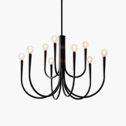 Bracken Drop Metal Chandelier — gallery image 1