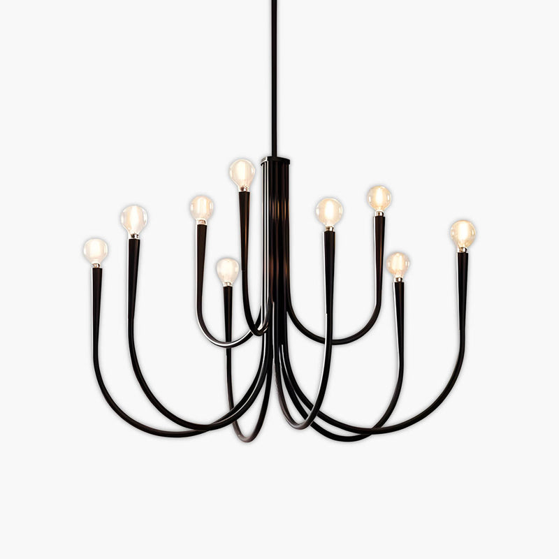 Bracken Drop Metal Chandelier — gallery image 1