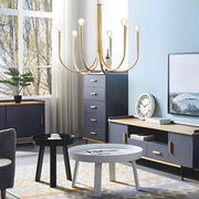 Bracken Drop Metal Chandelier — gallery image 8
