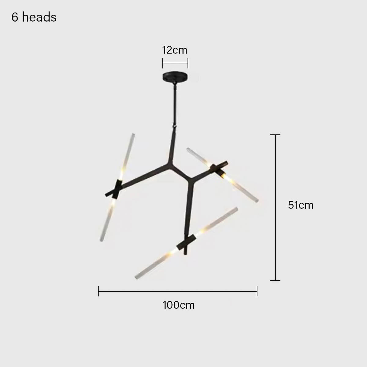 Hollis Drop Glass Linear Chandelier — gallery image 19