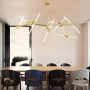 Hollis Drop Glass Linear Chandelier — gallery image 5