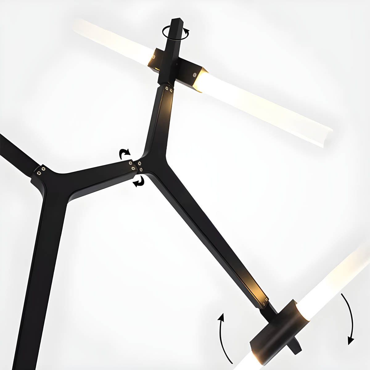 Hollis Drop Glass Linear Chandelier — gallery image 16