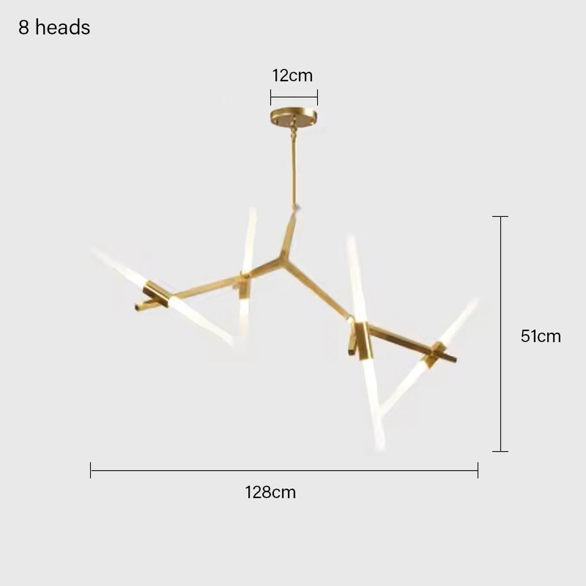 Hollis Drop Glass Linear Chandelier — gallery image 22