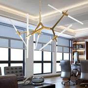 Hollis Drop Glass Linear Chandelier — gallery image 10