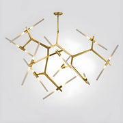 Hollis Drop Glass Linear Chandelier — gallery image 12