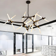 Hollis Drop Glass Linear Chandelier — gallery image 13