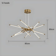 Rowan Drop Acrylic Chandelier — gallery image 19