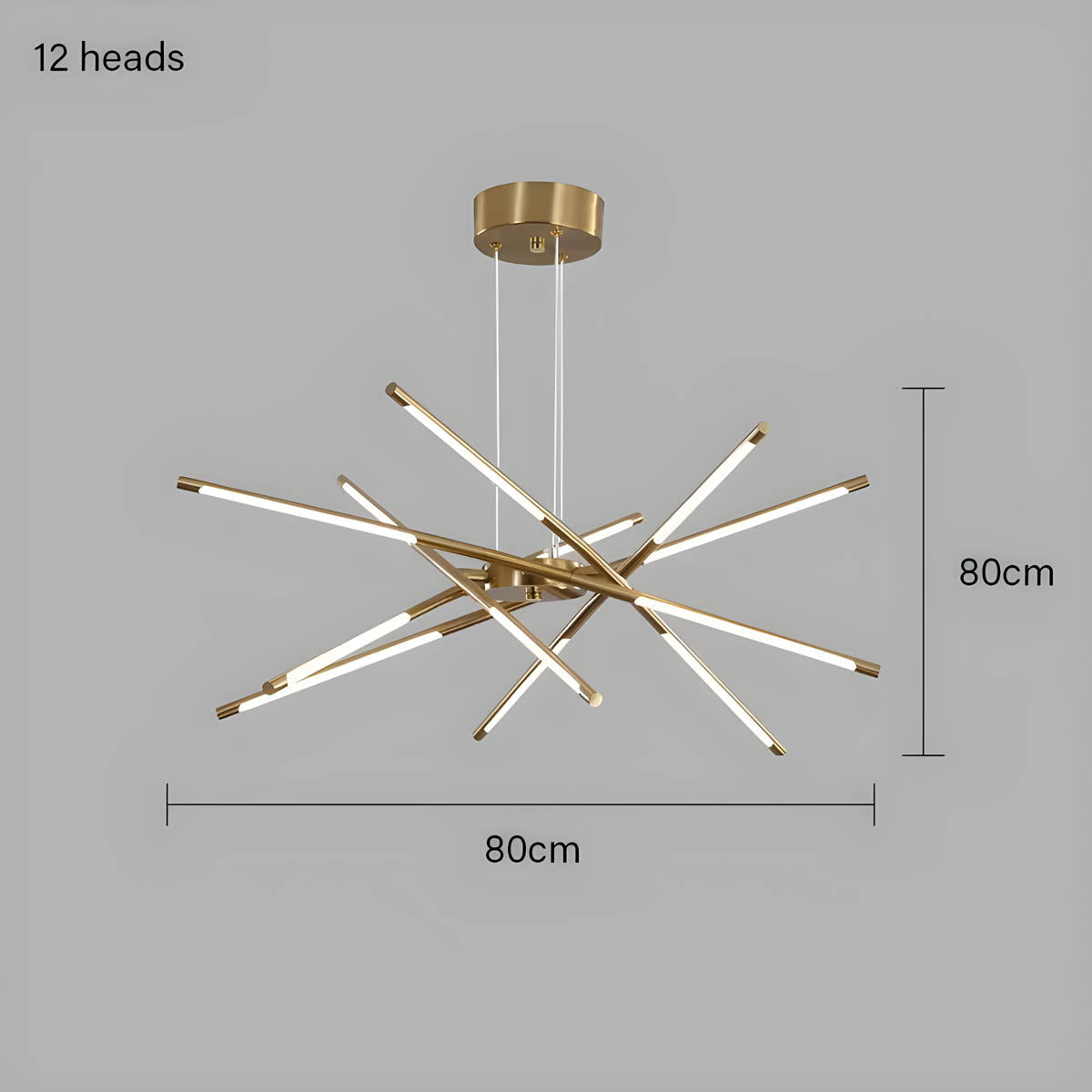 Rowan Drop Acrylic Chandelier — gallery image 19