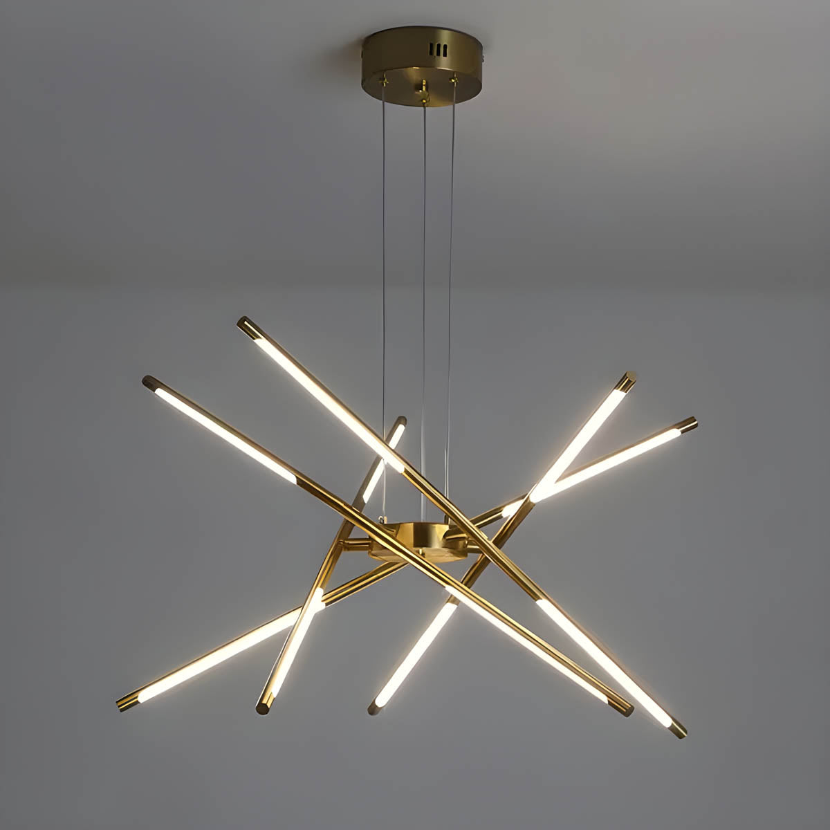 Rowan Drop Acrylic Chandelier — gallery image 11