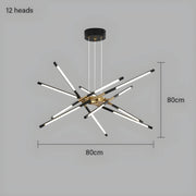 Rowan Drop Acrylic Chandelier — gallery image 21