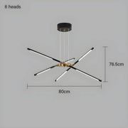 Rowan Drop Acrylic Chandelier — gallery image 15