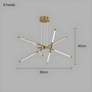 Rowan Drop Acrylic Chandelier — gallery image 9