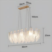 Juniper Drop Glass Chandelier — gallery image 14