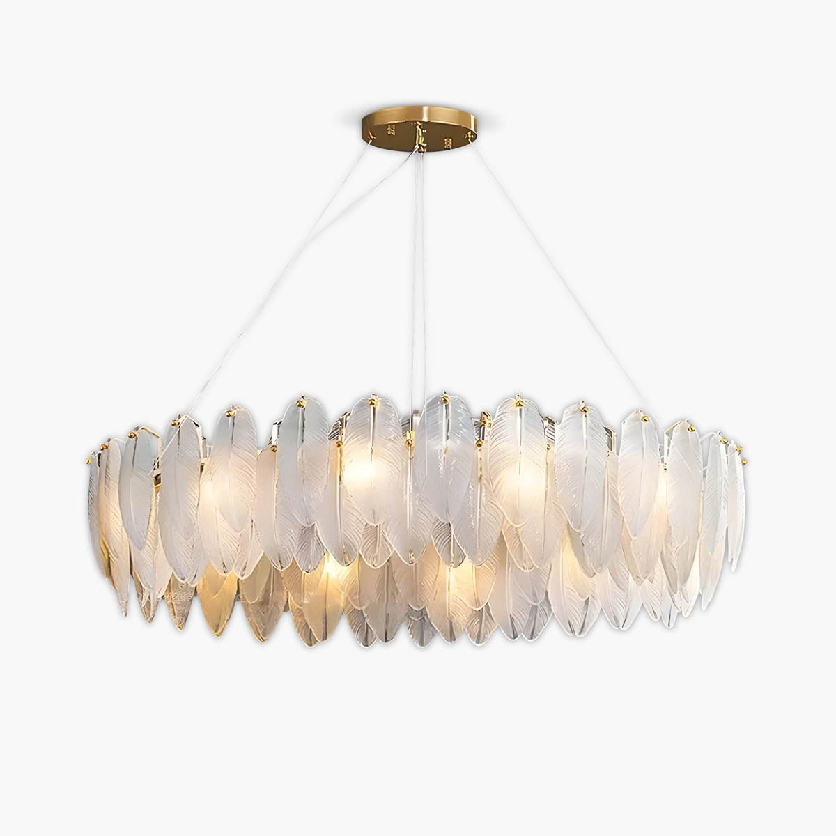 Juniper Drop Glass Chandelier — gallery image 1