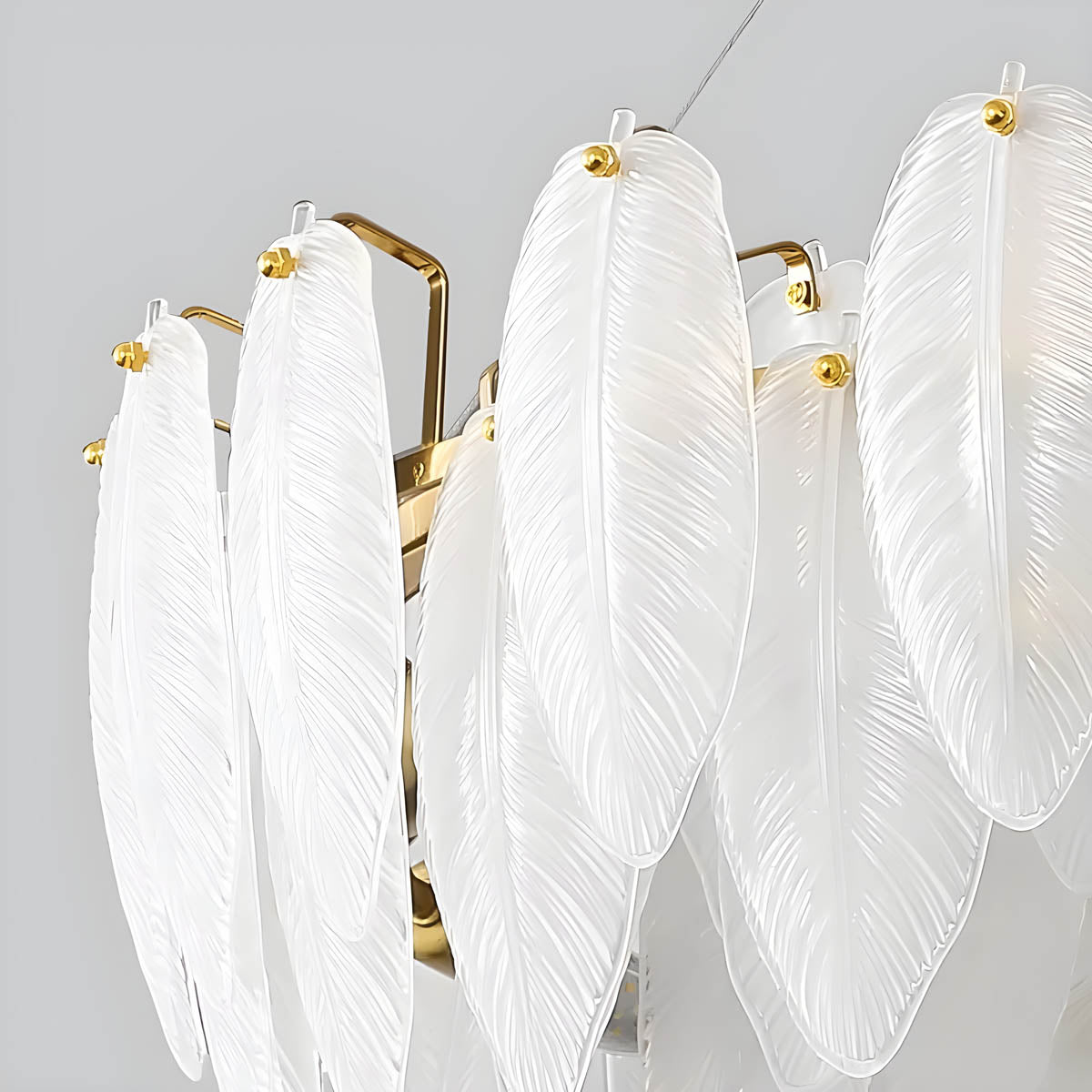 Juniper Drop Glass Chandelier — gallery image 11