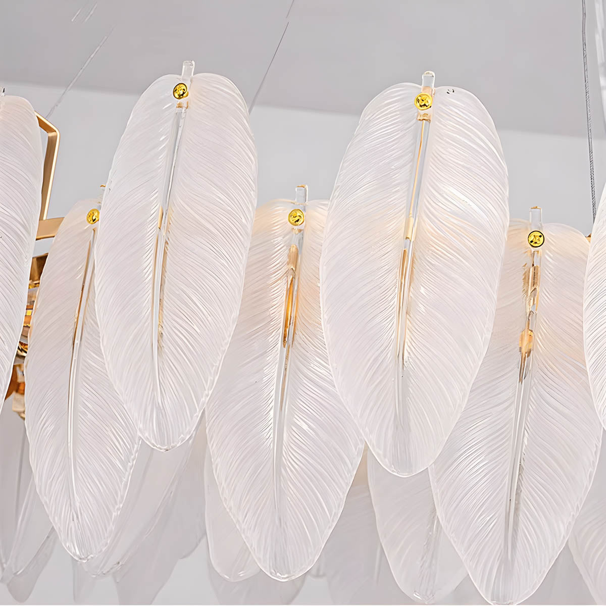 Juniper Drop Glass Chandelier — gallery image 10