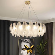 Juniper Drop Glass Chandelier — gallery image 2