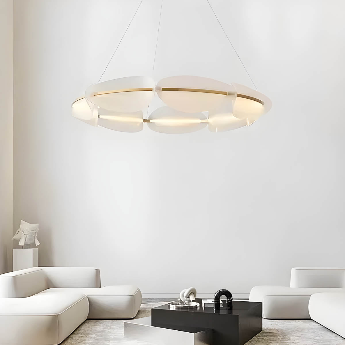 Hawthorn Drop Acrylic Chandelier — gallery image 7