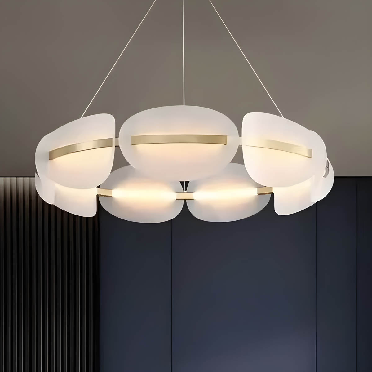 Hawthorn Drop Acrylic Chandelier — gallery image 9