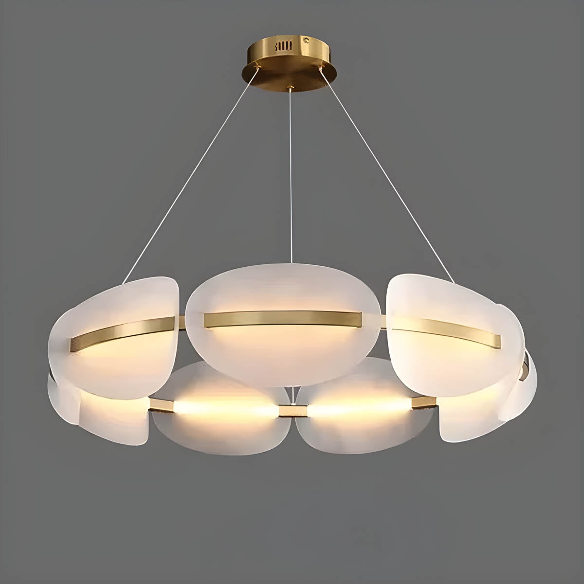 Hawthorn Drop Acrylic Chandelier — gallery image 10