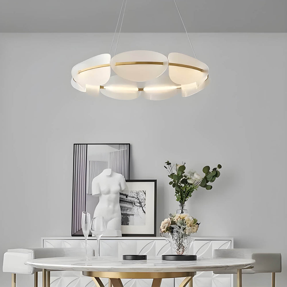 Hawthorn Drop Acrylic Chandelier — gallery image 4