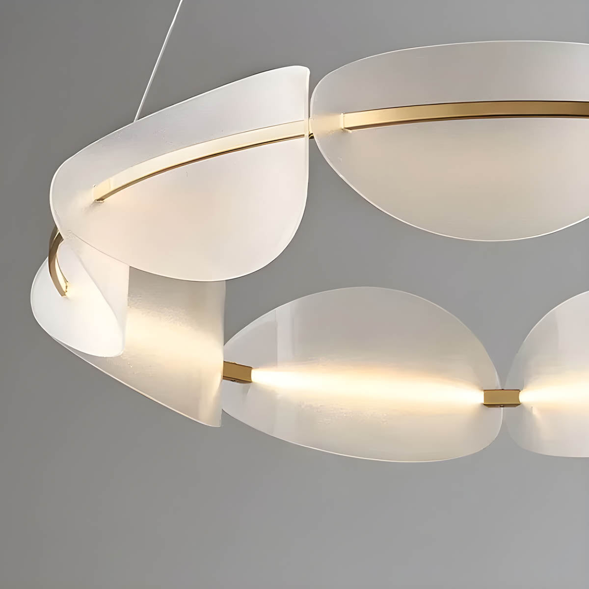Hawthorn Drop Acrylic Chandelier — gallery image 13