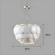 Wren Drop Ceramic Chandelier — gallery image 13