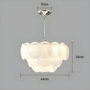 Wren Drop Ceramic Chandelier — gallery image 14