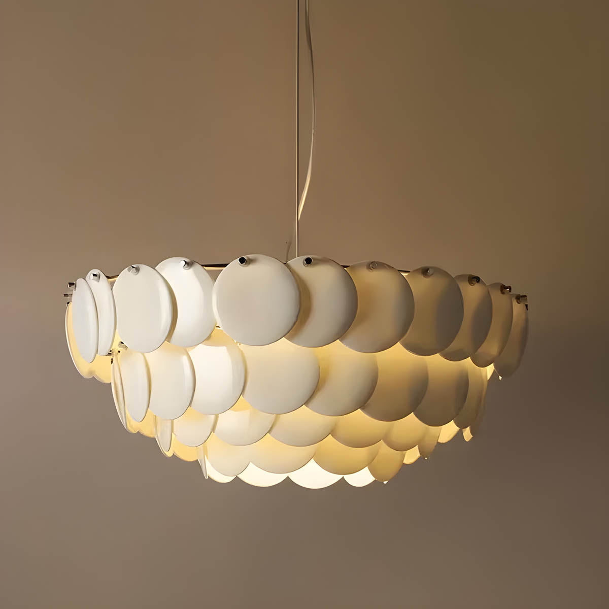 Wren Drop Ceramic Chandelier — gallery image 3