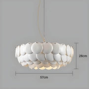 Wren Drop Ceramic Chandelier — gallery image 16
