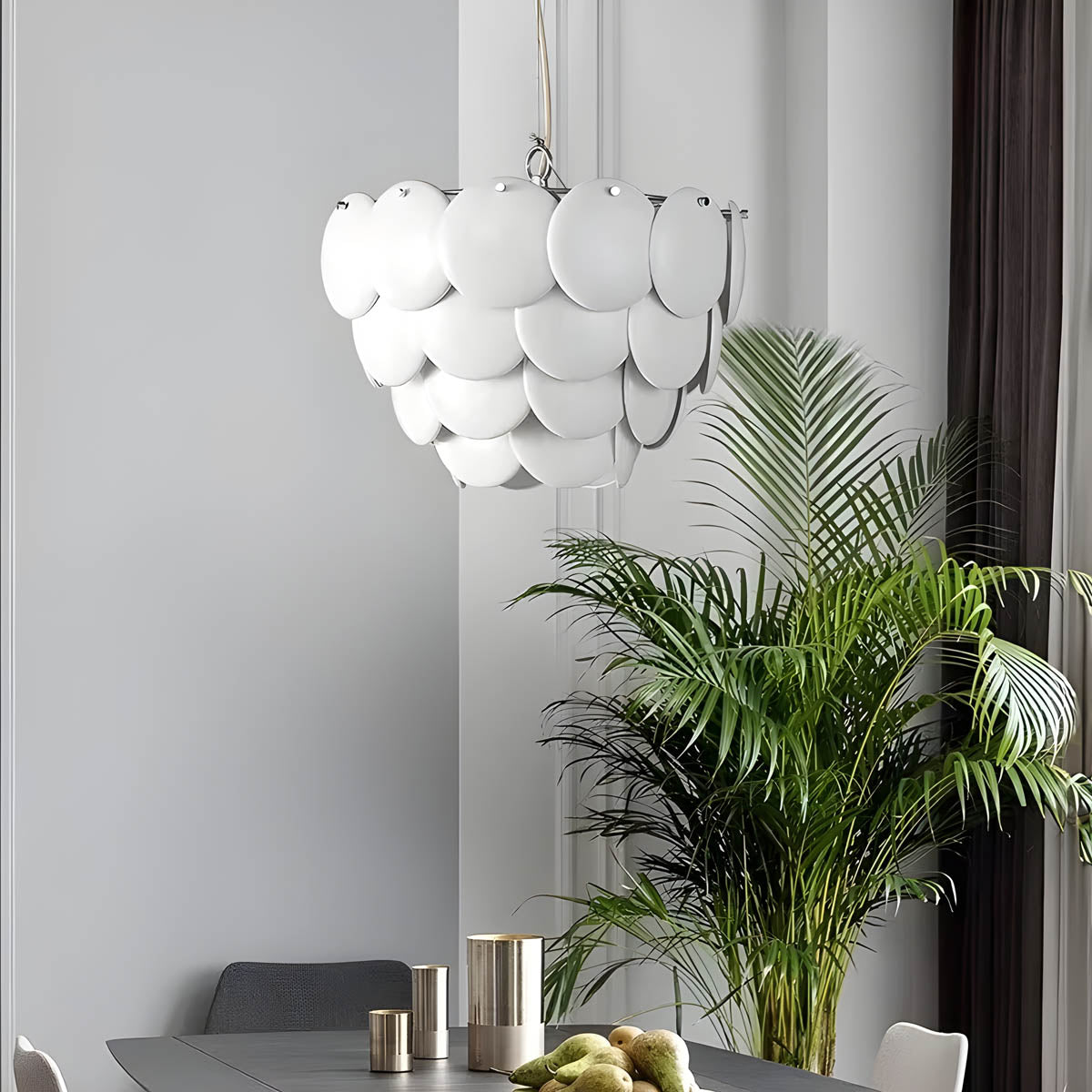 Wren Drop Ceramic Chandelier — gallery image 8
