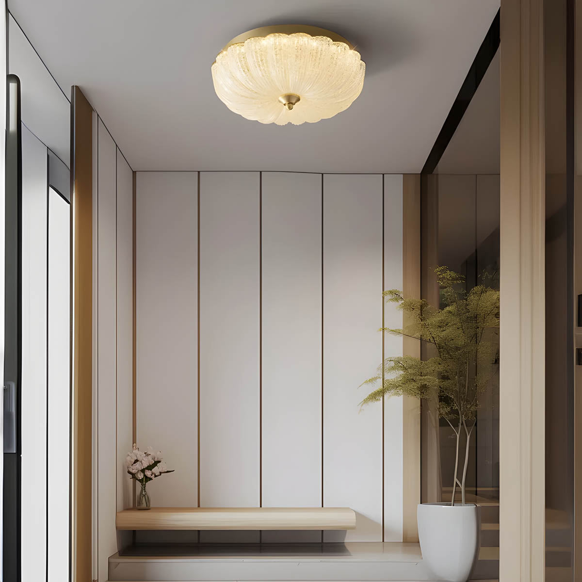 Sorrel Drop Acrylic Dome Ceiling Light — gallery image 5