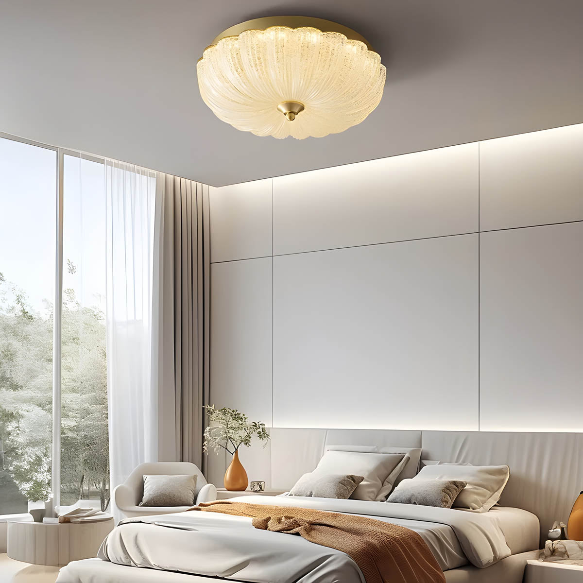 Sorrel Drop Acrylic Dome Ceiling Light — gallery image 4