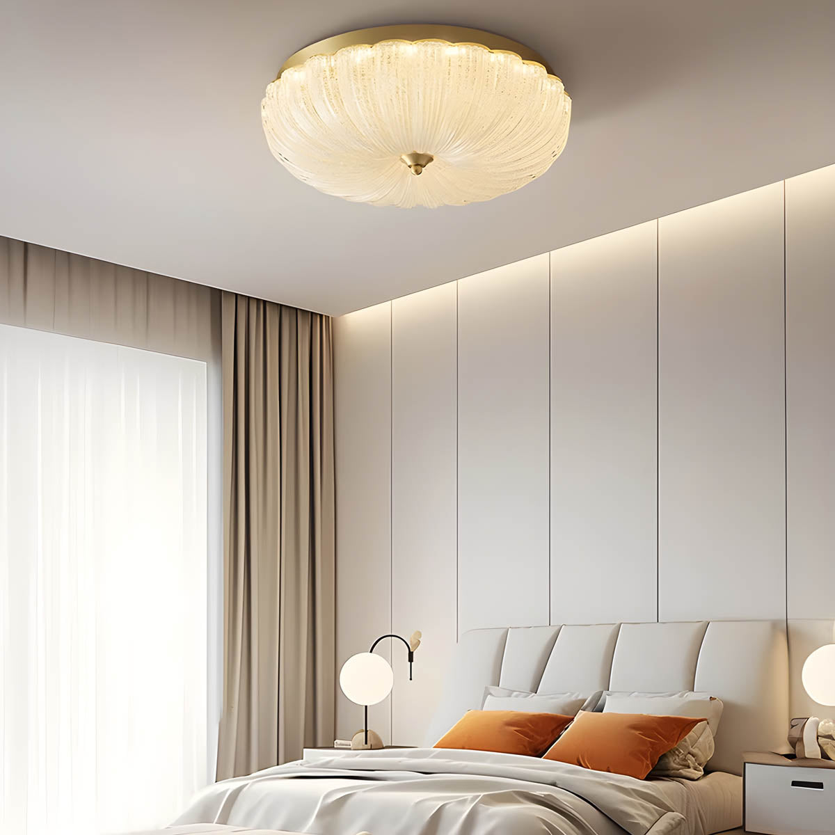 Sorrel Drop Acrylic Dome Ceiling Light — gallery image 7
