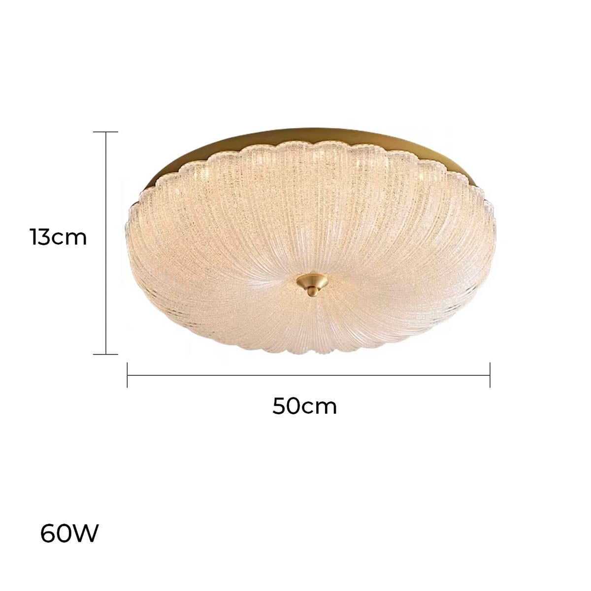 Sorrel Drop Acrylic Dome Ceiling Light — gallery image 16