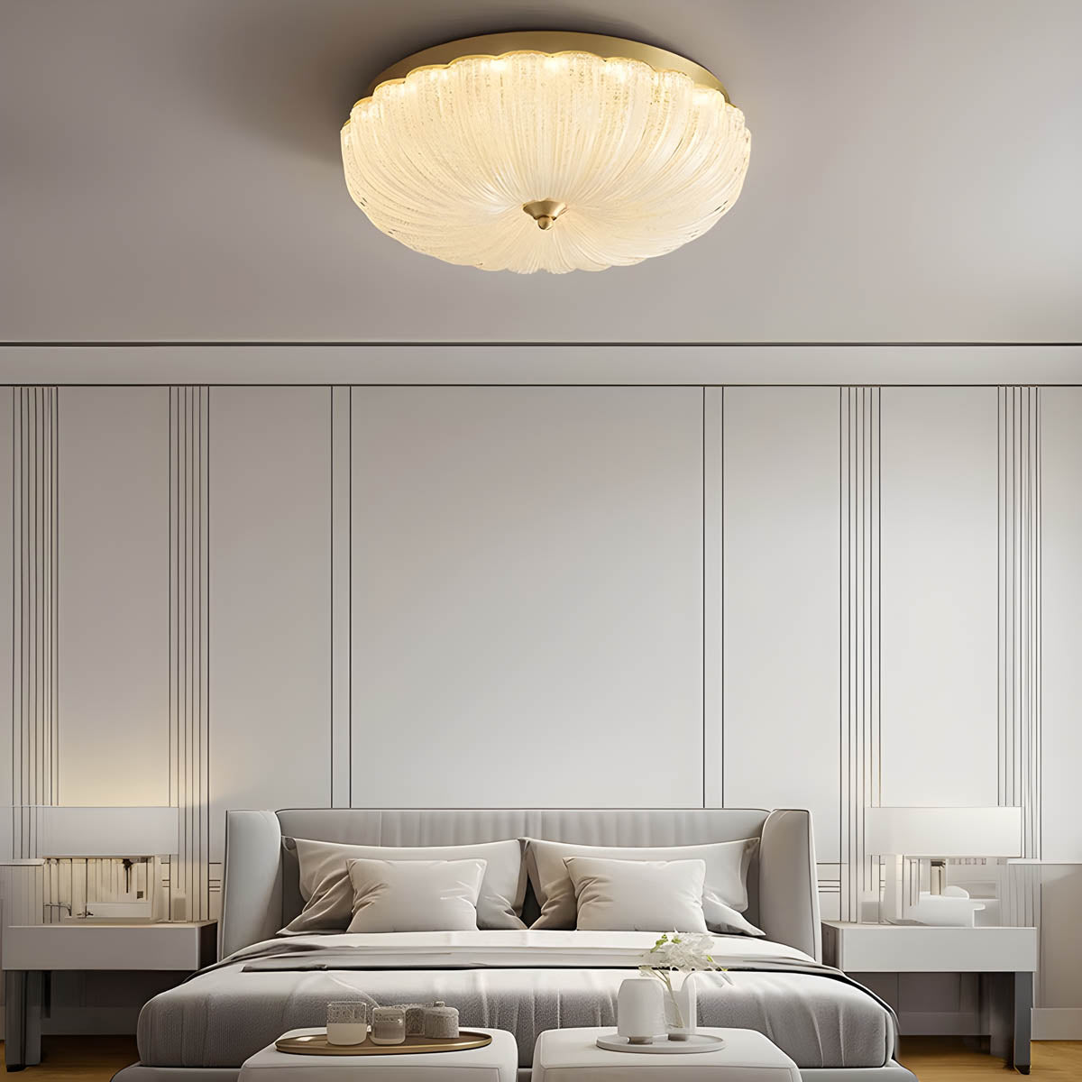 Sorrel Drop Acrylic Dome Ceiling Light — gallery image 6