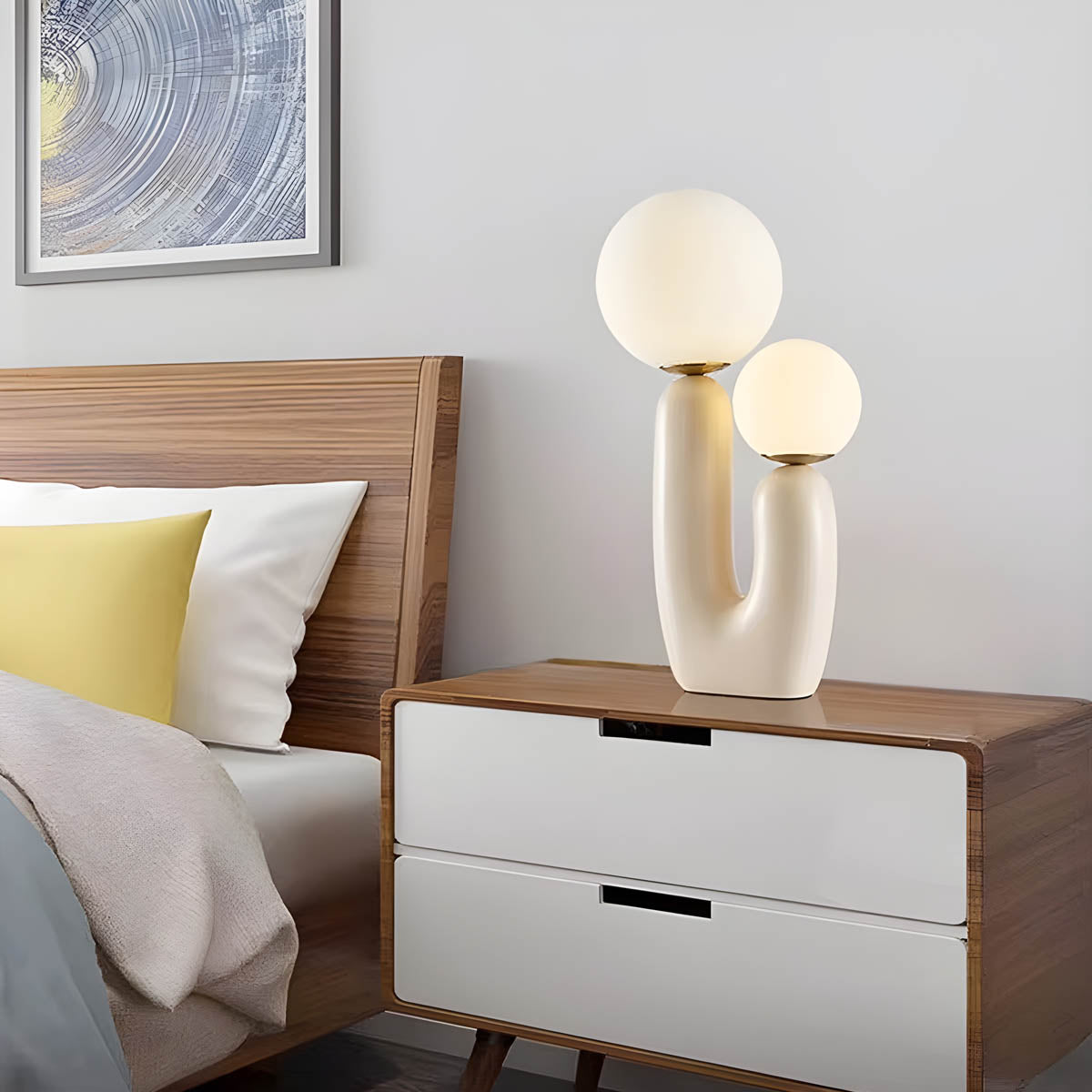Tilden Drop Resin Table Lamp — gallery image 3