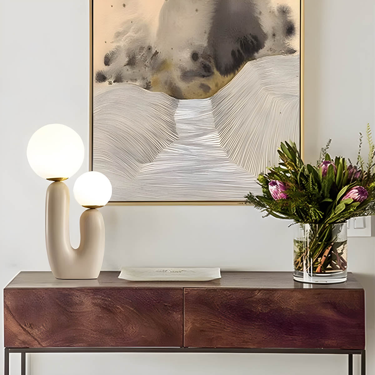 Tilden Drop Resin Table Lamp — gallery image 6