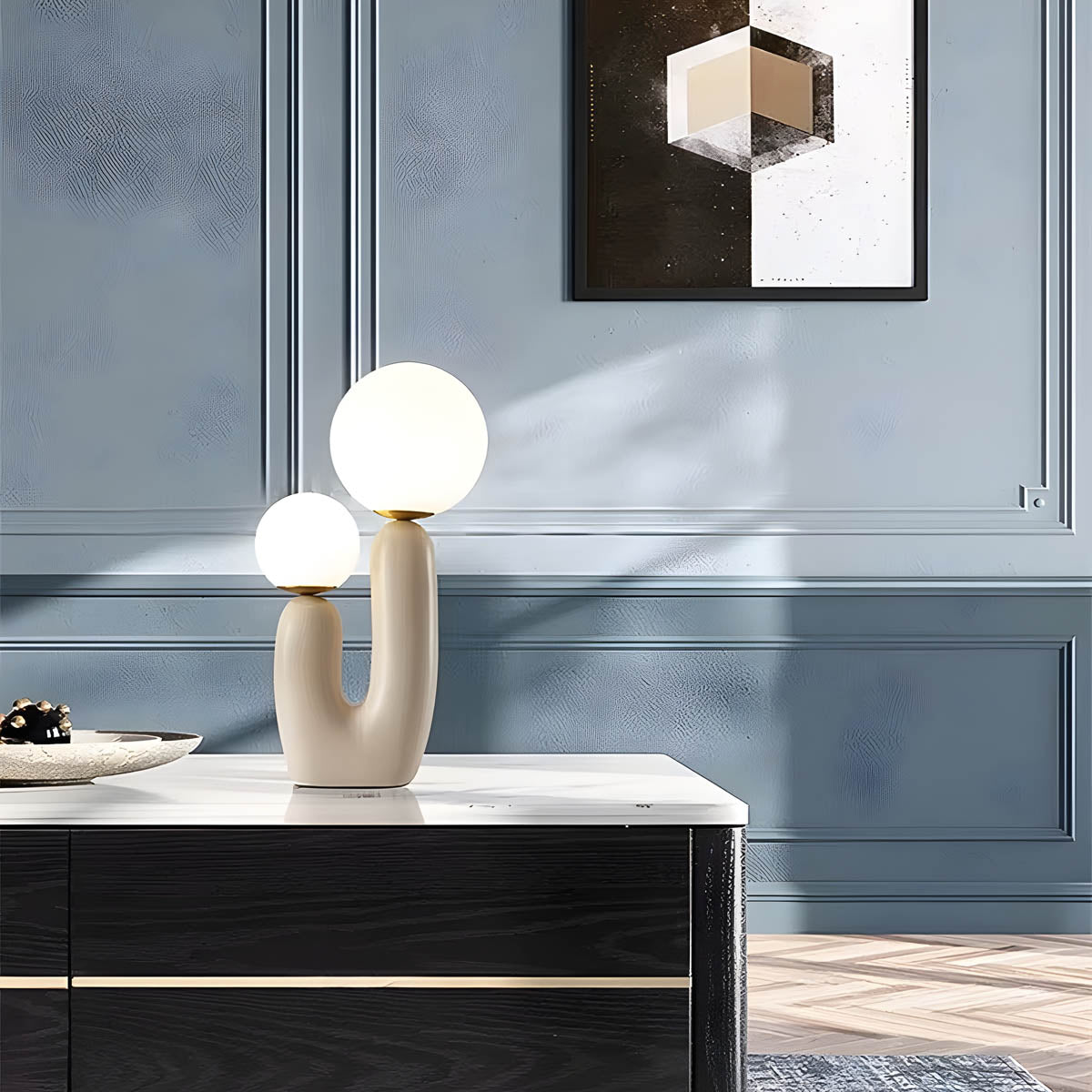 Tilden Drop Resin Table Lamp — gallery image 5