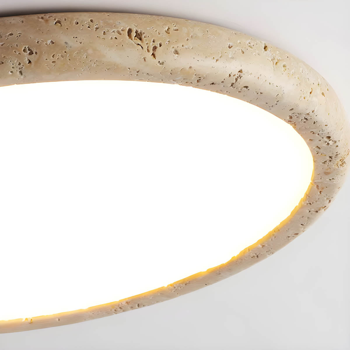 
Reed Drop Travertine Ceiling Light — photo 13